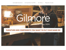 Tablet Screenshot of gilmorefurnitureinc.com
